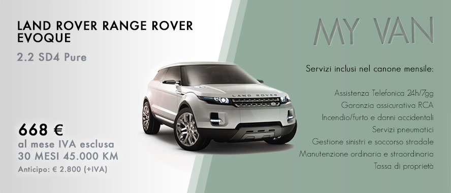 Land Rover Range Rover Evoque 2.2 SD4 Pure